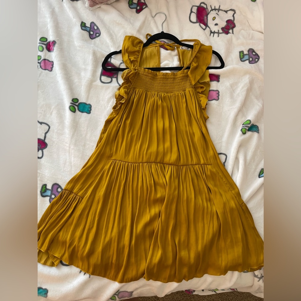 Free People Want Your Love Yellow Dress